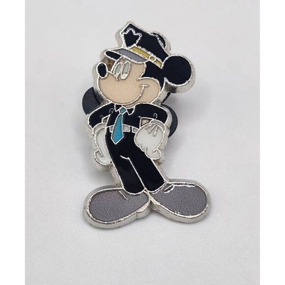 Disney Pin Mickey Mouse Professions Set Police Security Officer Cop WDW 2011 - Picture 1 of 4